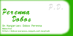 perenna dobos business card